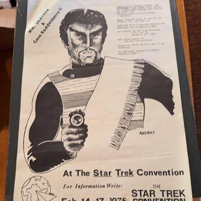 Star Trek Convention Flyer Brooklyn, NY Feb 1975