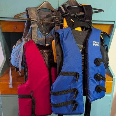Four Adult Life Jackets Stohlquist And Others