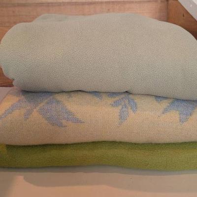 Wool Floral Blanket And Others 