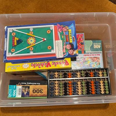 A Bin of Puzzles 