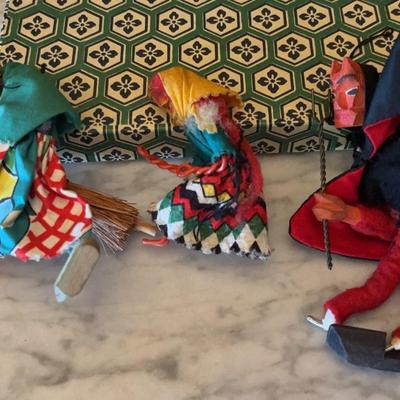 Felt And Wire Ornaments-Kitchen Witch