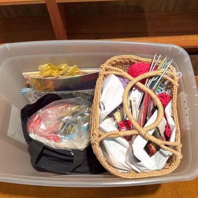Knitting and Hook Rug Supplies 