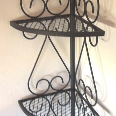 Scrolled Design Corner Rack