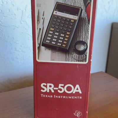 Texas Instruments Calculator SR-50A-Vintage-Origninal Packaging 