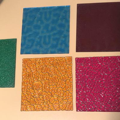 Colored Glass Squares 