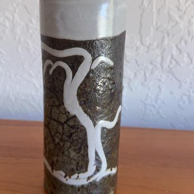 Abstract Studio Art Pottery Vase 