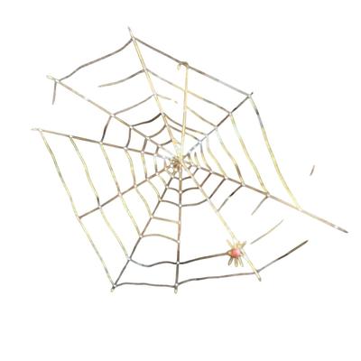Metal Wire Spider Web Hanging Art