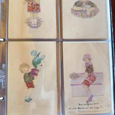 Antique Postcard Montage Collection 