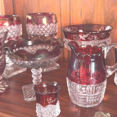 Cranberry Glass Collection #1