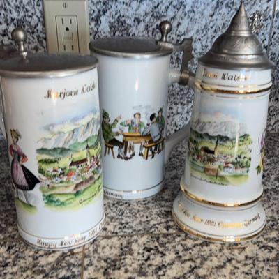 German Beer Steins 