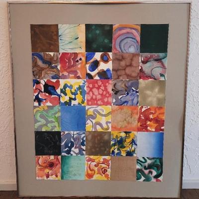 Quilted/Puzzle Painting 