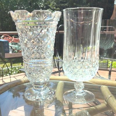 Waterford Crystal Georgian Strawberry Footed Vase 