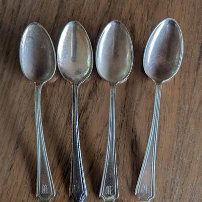 Four Sterling Silver Spoons 