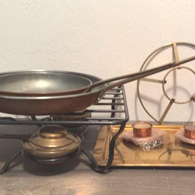 English Copper Pans & Others 