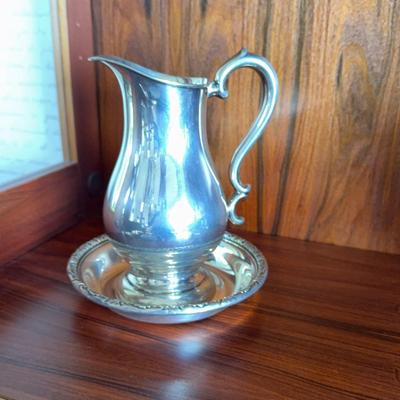 Preisner Sterling Pitcher & Towle Sterling "Coaster"
