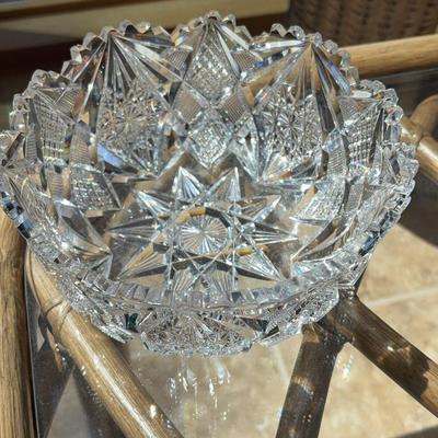 American Brilliant Cut Glass Bowl