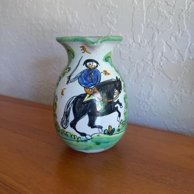Restaurante Madrid, Spain, Majolica Art Pottery Pitcher