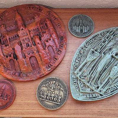 Medieval Seals-Replicas in Chalkware 