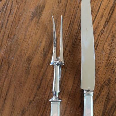 Birks Sterling and Stainless Carving Set 