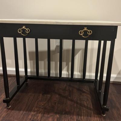 Marble Topped Side Table