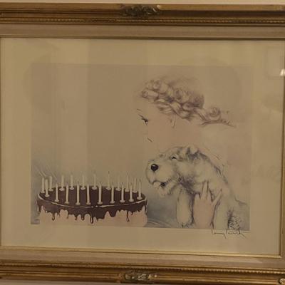 1936 "Gay Trio" signed Louis Icart
