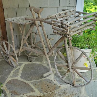 Birch Decorative Tricycle