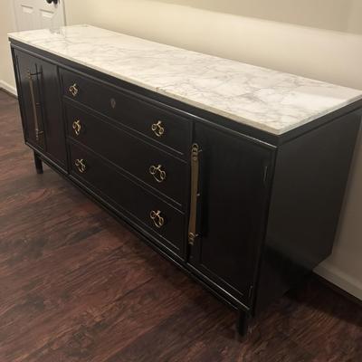 Marble Topped Sideboard from Johnson Furniture of Grand Rapids, MI