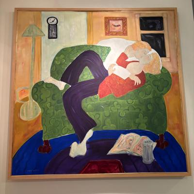 "Couple on Sofa" by Mark Barry