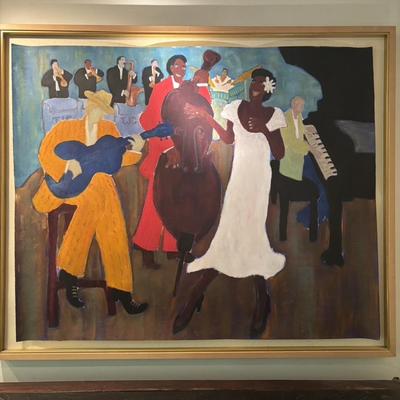 "Billie Holiday With Band" by Mark Barry