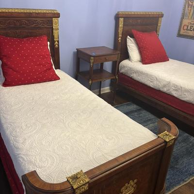 Twin Antique French Beds