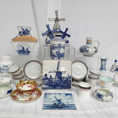 Golden Rose "Royal Chelsea" & Delft Blue