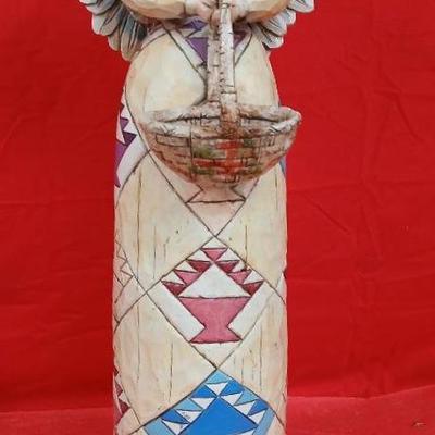 Jim Shore Carved Wooden Angel 25" Tall