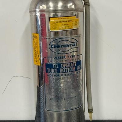 Vintage General Fire Extinguisher, Water-Type 