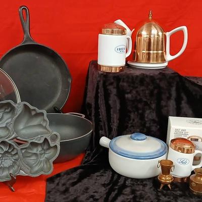 Cast Iron Cooking & Ceramic /Copper Kitchen 