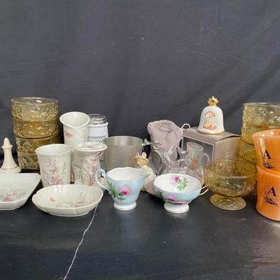 Assorted China, Glassware, And More