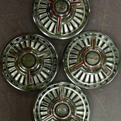 1965-1966 Chevrolet 14” SS Hub Caps