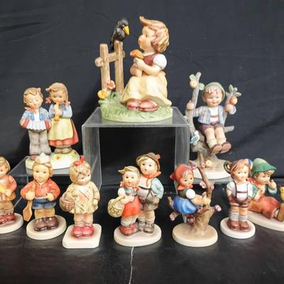 10pc Goebel Hummel Figurine Collection