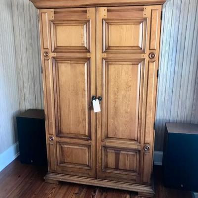 Sale Photo Thumbnail #9: Pine armoire $149