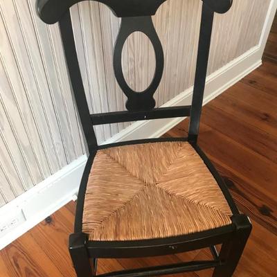 Sale Photo Thumbnail #17: set of 4 Neapolitan; chairs with rush seats $395