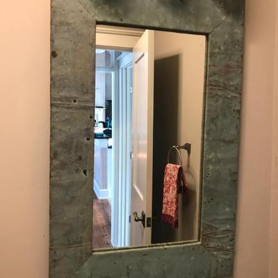Sale Photo Thumbnail #69: slate mirror $125
