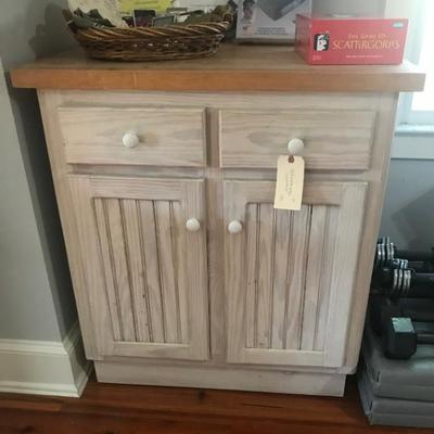 Sale Photo Thumbnail #235: cabinet with chopping block $199