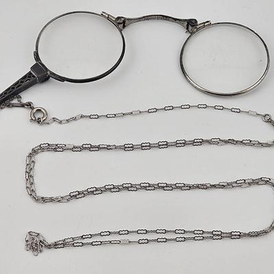 Antique Sterling Silver 925 Opera Glasses