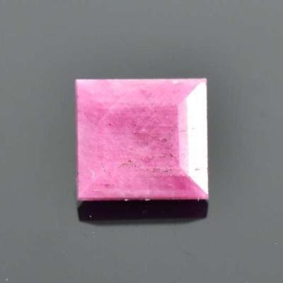 1.7 Carat Natural Princess-Cut Ruby