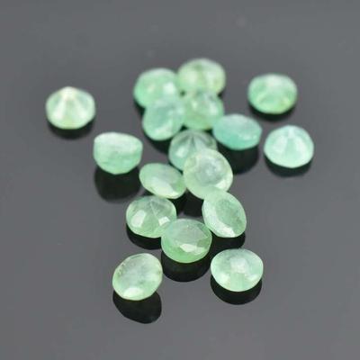 5 TCW Natural Unheated Round Emerald Parcel