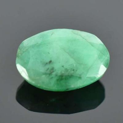 3.4 Carat Oval-Cut Emerald