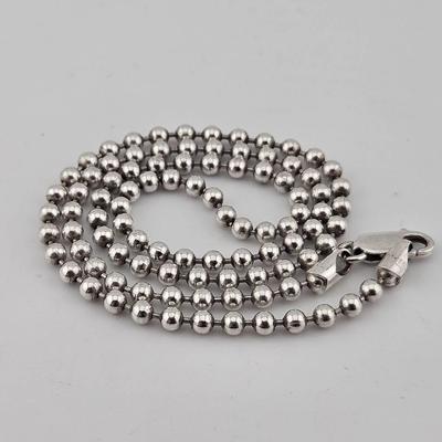 Sterling Silver 925 Italian Ball Chain 