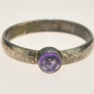 Sterling Silver Amethyst Ring