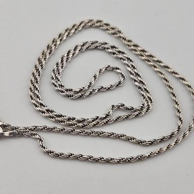 Sterling Silver 925 Rope Chain