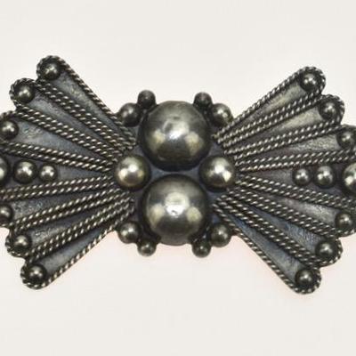 Vintage Navajo Sterling Silver Brooch