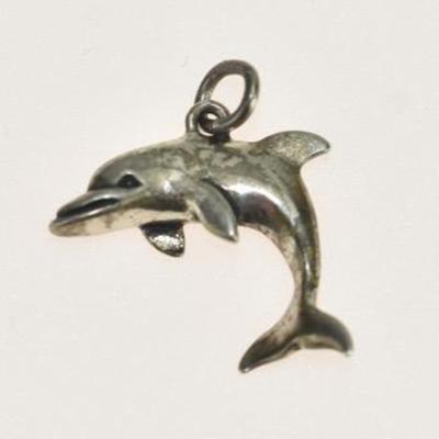 Sterling Silver Dolphin Pendant